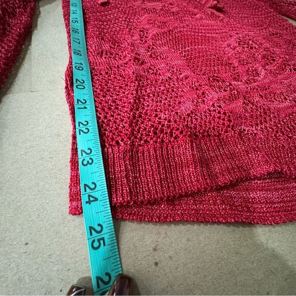 INC International Concepts Women's Small Diamond Lace Up Tie Long sleeve - Picture 11 of 14